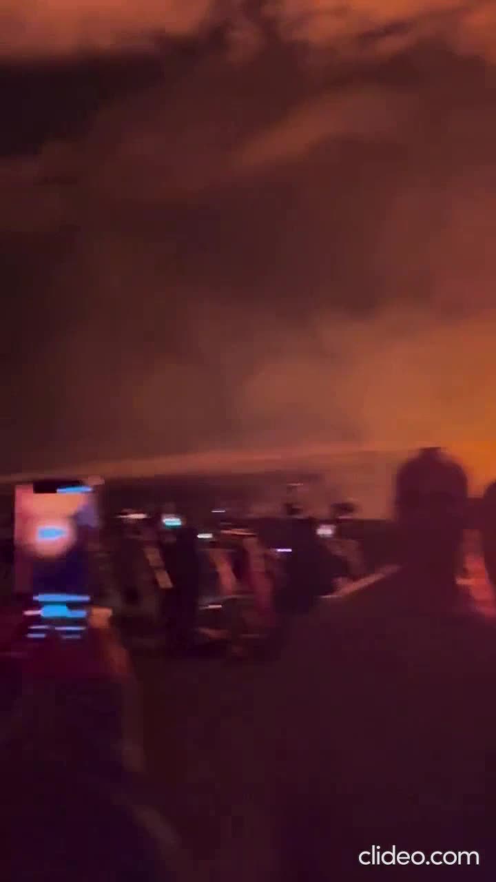 Éruption du Kīlauea à Hawaï, le 17 Octobre 2025.