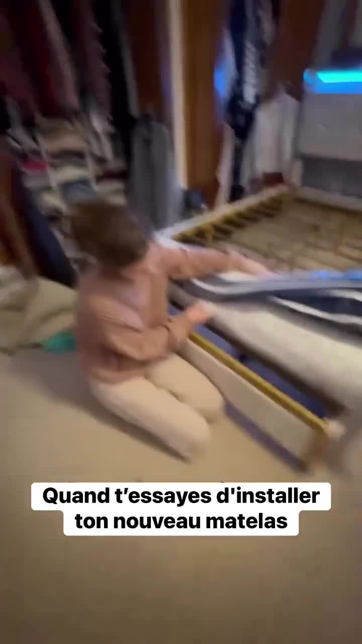 Fable de La Fontaine: la pintade et le matelas