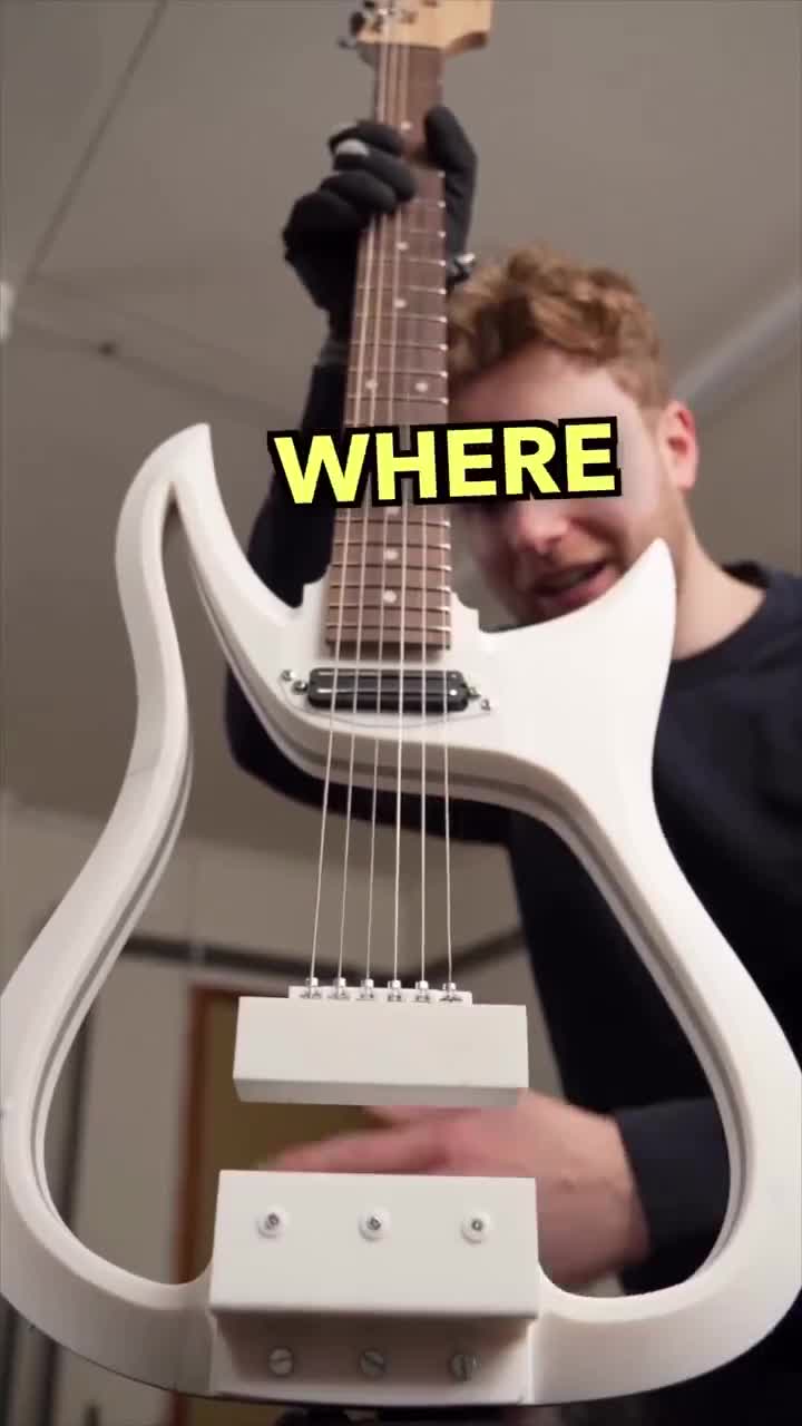 Guitare magnétique.