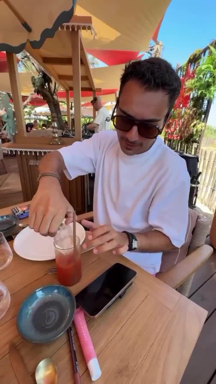 35€ le cocktail à St Tropez