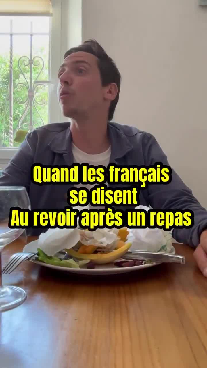 Bon... au revoir hein.
