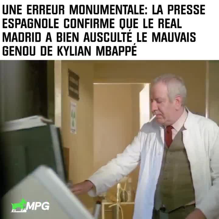 Mbappé le mauvais genou
