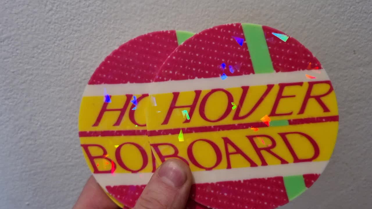 Dessous de verres hoverboard retour vers le futur