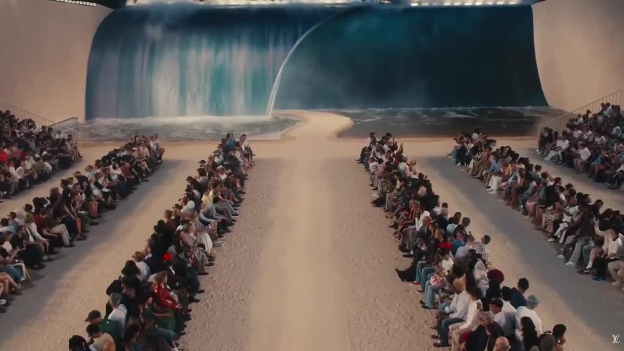 Scénographie du dernier défilé Louis Vuitton