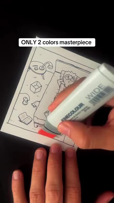 Ce qu'on peut faire avec deux couleurs.