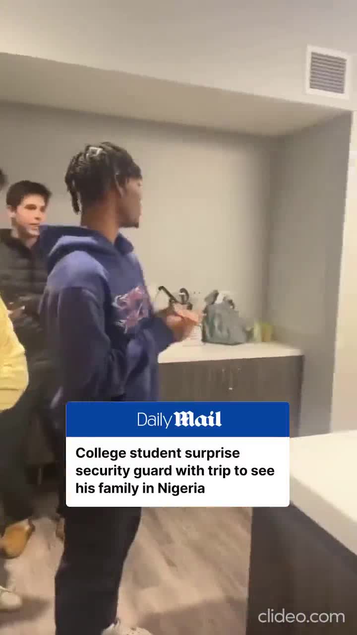Les étudiants ont surpris leur gardien de sécurité bien-aimé avec un voyage chez lui après 11 ans
