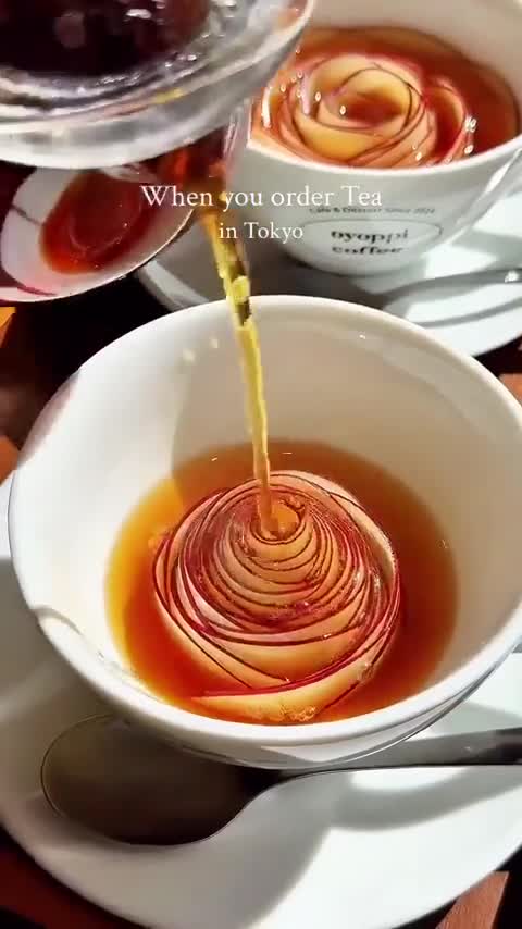 Thé japonais à la pomme