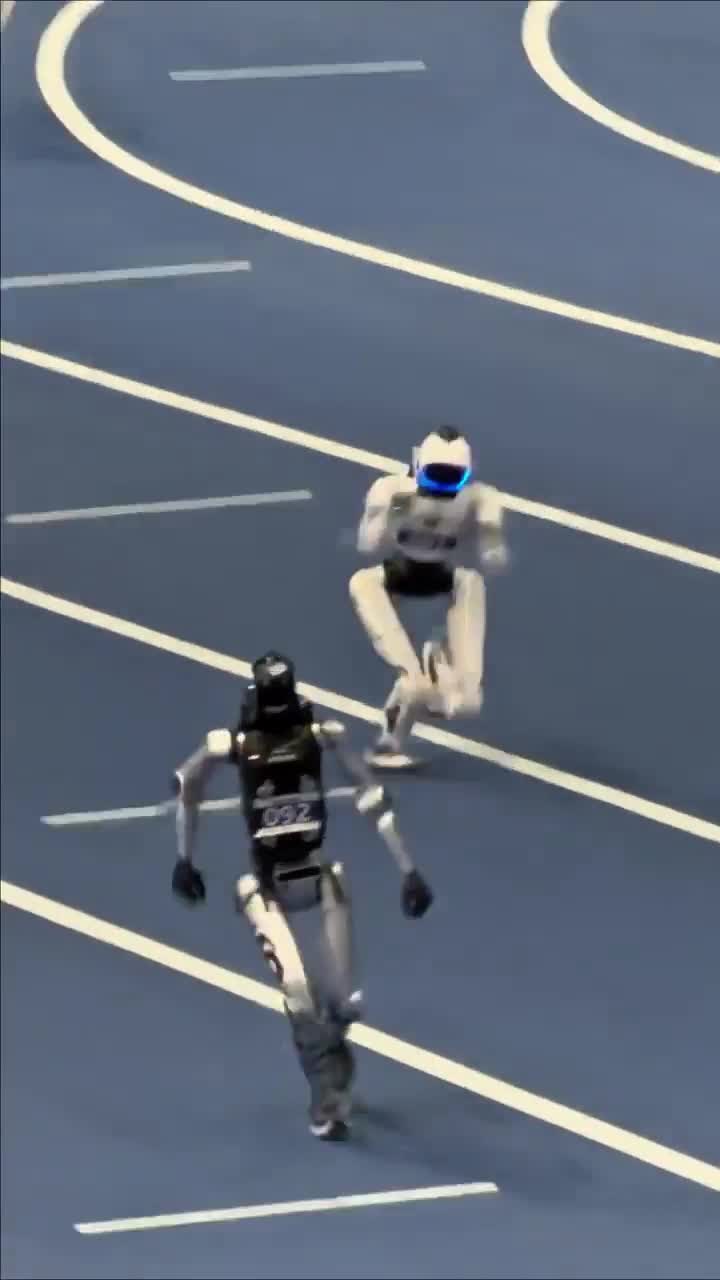 Le 400 mètres au World Humanoid Robot Games