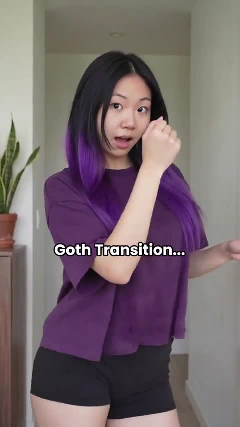 Asian Goth.