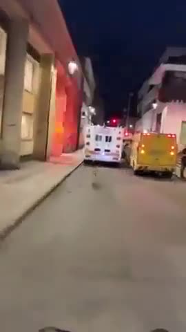 Un chien courait après l'ambulance qui emmenait son maître quand le personnel des urgences s'en est rendu compte.