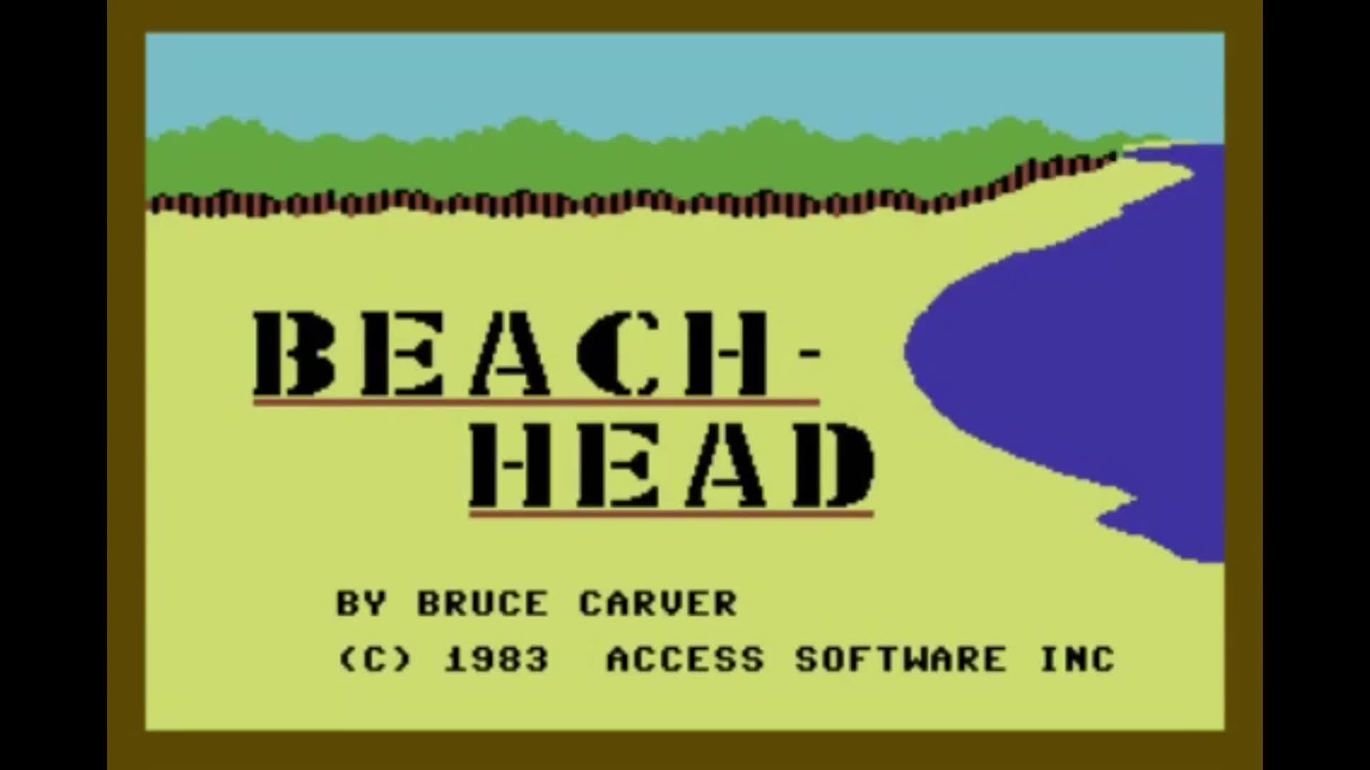 Beach Head | 1983 | Commodore 64 et Atari 8-bits