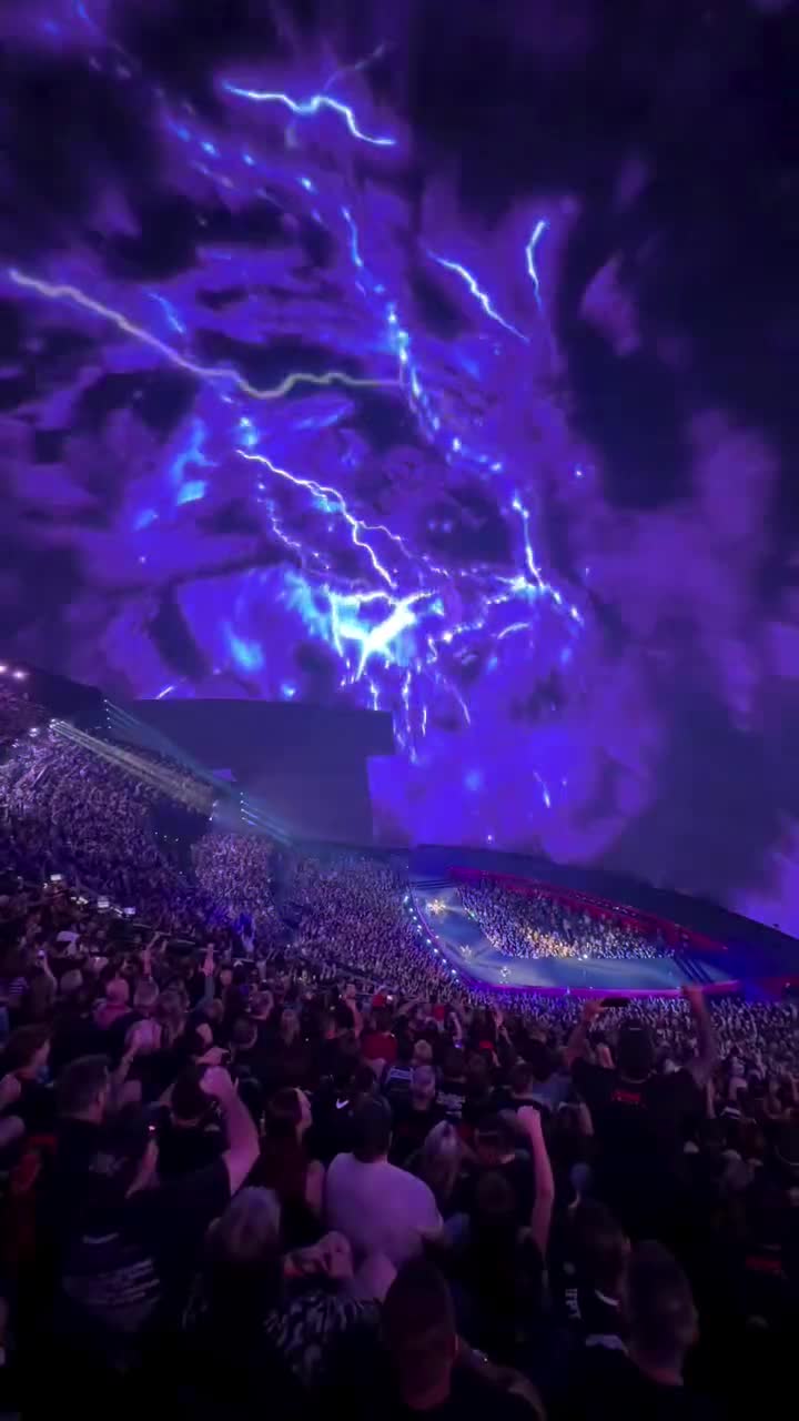 Concert Metallica à la sphère de Vegas