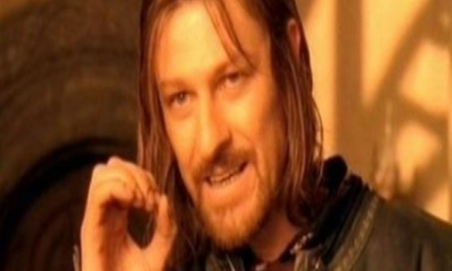 One does not simply like ...
