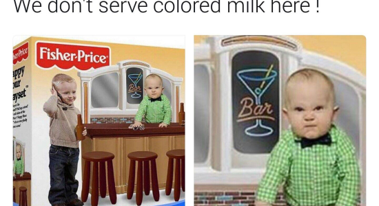 Colored milk