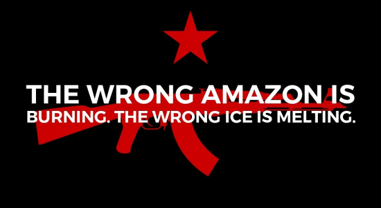 The wrong Amazon is burning