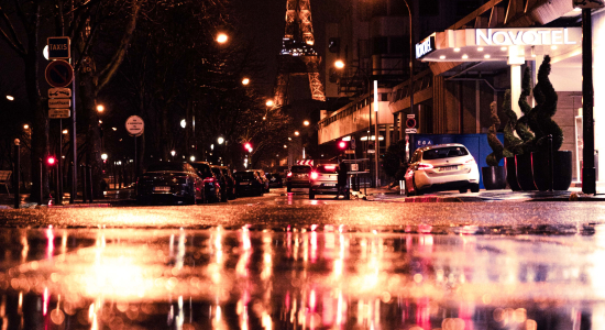 Paris la nuit, sous la pluie #2