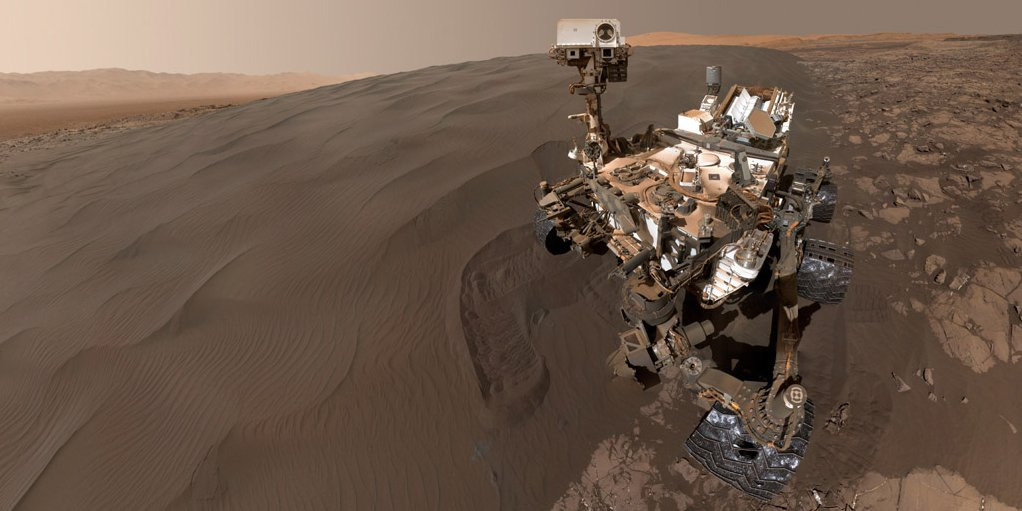 Curiosity fait un selfie sur Mars