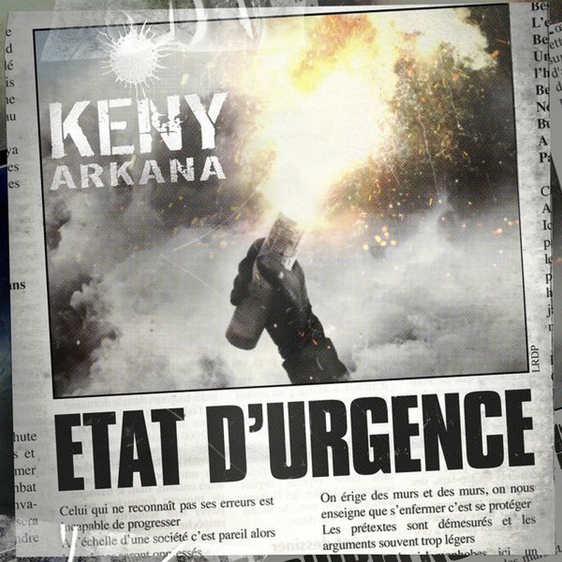 [FR] Keny Arkana – Etat D’urgence (Cover &amp; Tracklist)