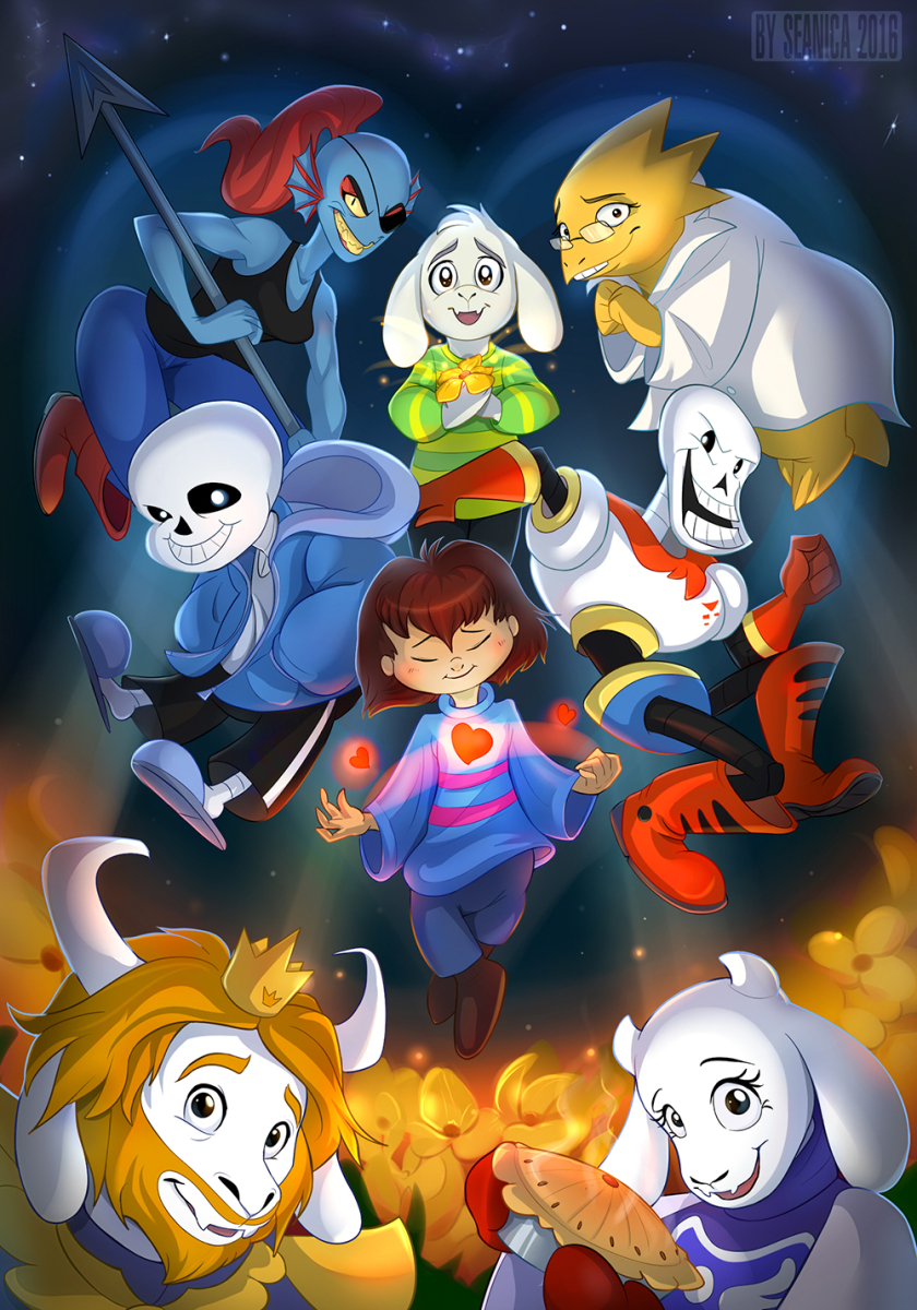 Undertale group picture