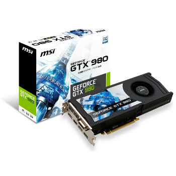 CG Nvidia MSI GeForce GTX 980 OC à 335.99€