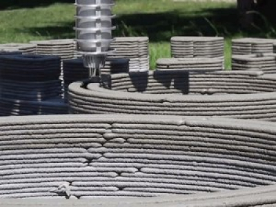 Chateau en béton imprimé en 3D