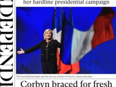 Marine Le Pen inquiète la presse internationale