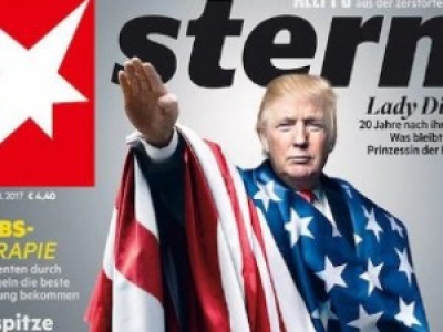 Donald Trump comparé à Adolf Hitler en couverture de &quot;Stern&quot;, un magazine allemand