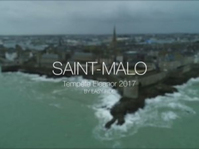 St Malo VS tempête Eleanor