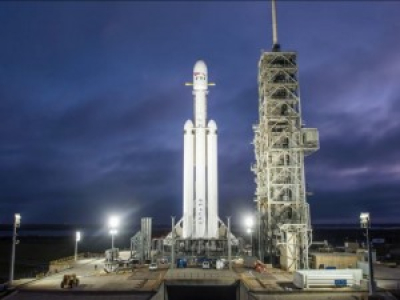Mise a feu statique de la Falcon Heavy