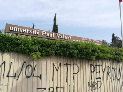 Le blocage d'université à Montpellier