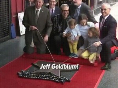 Jeff Goldblum a enfin son étoile sur le Walk of Fame