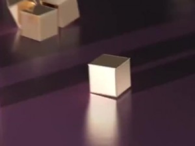Éclatement d'un cube