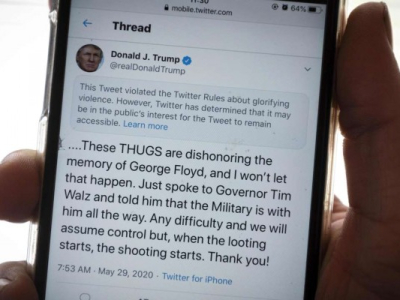 Trump censuré par twitter