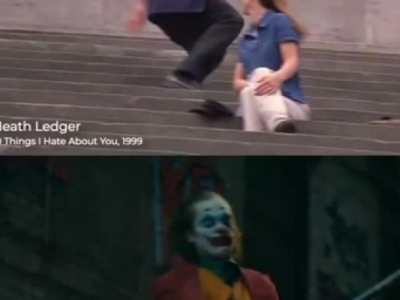 Joker: Danse d’hommage à Heath Ledger.