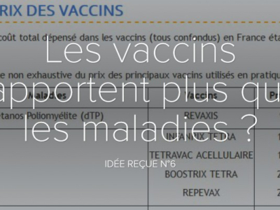 Bon article sur le coût de la vaccination.