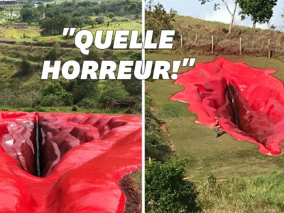 &quot;La sculpture d’un vagin géant au Brésil crée la polémique&quot;
