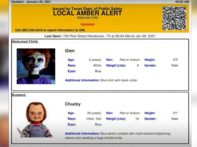 Une alerte enlèvement déclenchée au Texas avec les photos de Chucky et Glen...