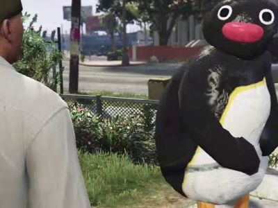 Pingu engueule Franklin (GTA V)