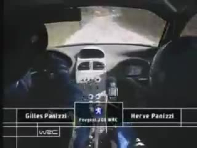 Simplement Gilles Panizzi, en tête du Rallye de Catalogne en 2002 avec 45 secondes d'avances...