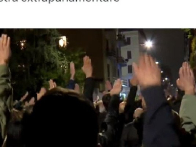 Italie : 1500 personnes font le salut fasciste à Milan