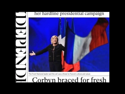 Marine Le Pen inquiète la presse internationale