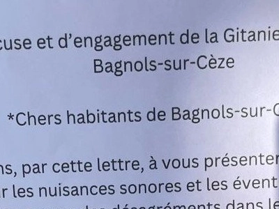 Lettre d'excuse de la part des dealers